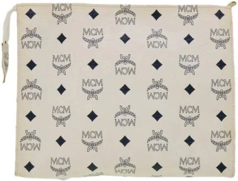 MCM Pre-owned Voldoende lederen klauwen White Dames
