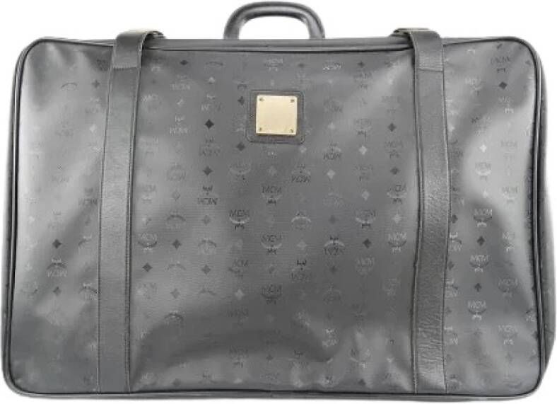 MCM Pre-owned Voldoende lederen reiszakjes Zwart Dames