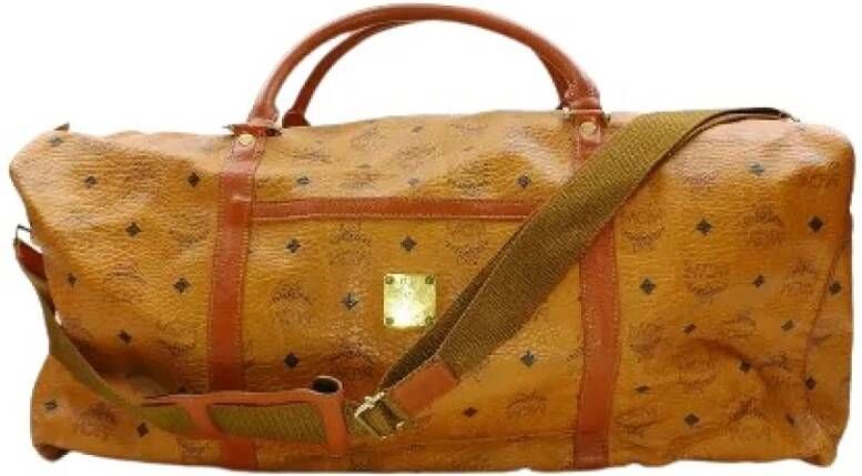 MCM Pre-owned Voldoende lederen schouderzakken Bruin Dames