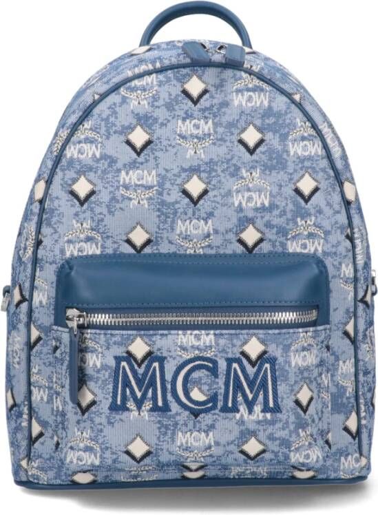 MCM Rugzakken Blauw en groen Stijlvol model Blauw Dames