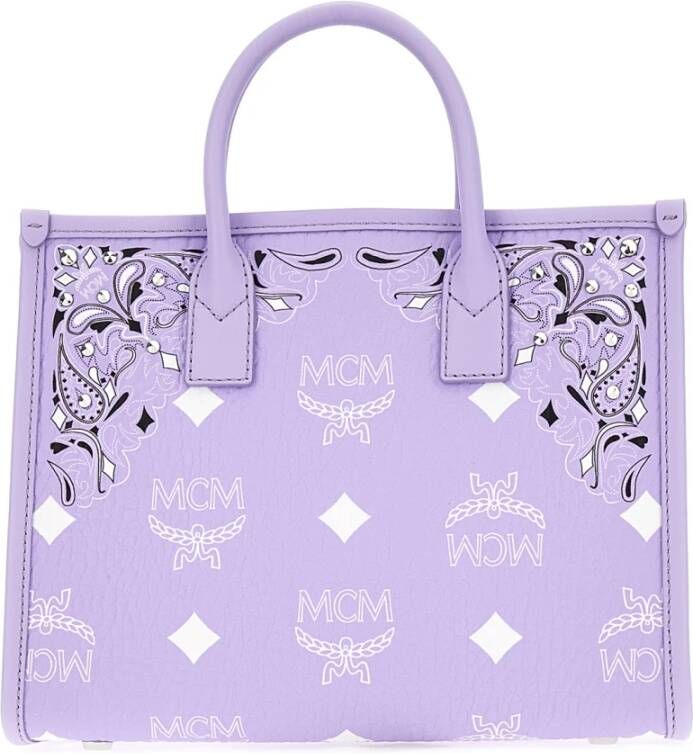 MCM Stijlvolle Handtassen voor Vrouwen Paars Dames