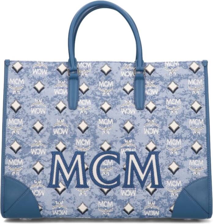 MCM Tote taske Blauw Dames