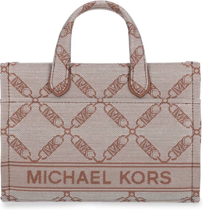Michael Kors Bruine Schoudertas Sm Ew Msgr
