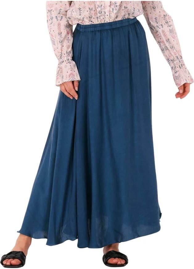 Mes Demoiselles Blauwe Maxi Rok Ashton Blue Dames - Foto 3