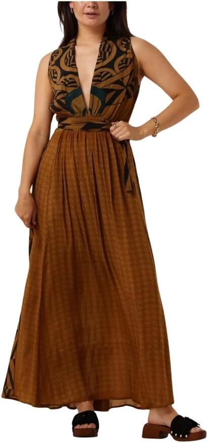 Mes Demoiselles Elegante Muse Jurk Brown Dames - Foto 6