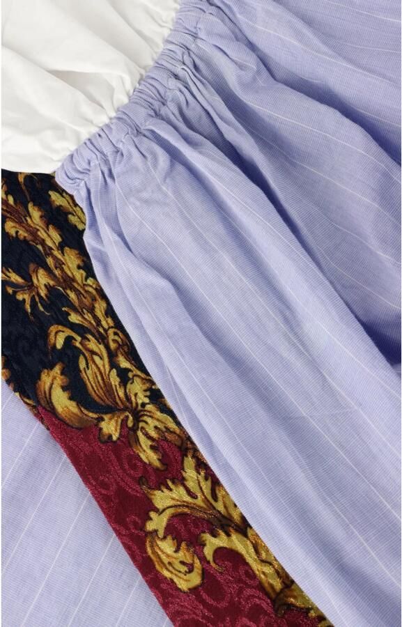 Mes Demoiselles Maxi-jurk met strikceintuur Wiki blauw - Foto 2