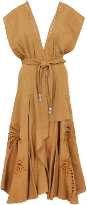 Mes Demoiselles Summer Dresses Beige Dames