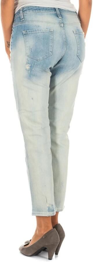 MET Blauwe Gewassen Denim Jeans Blue Dames - Foto 3