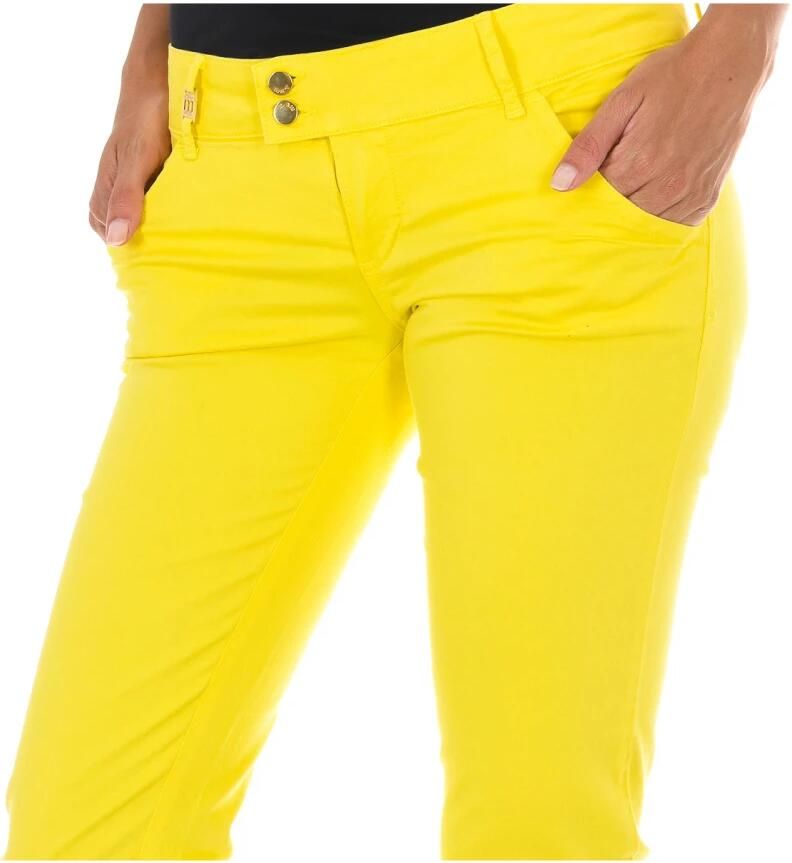 MET Gedurfde Gele Skinny Jeans Yellow Dames - Foto 1