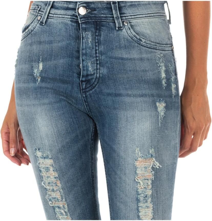 MET Blauwe Denim Jeans Blue Dames