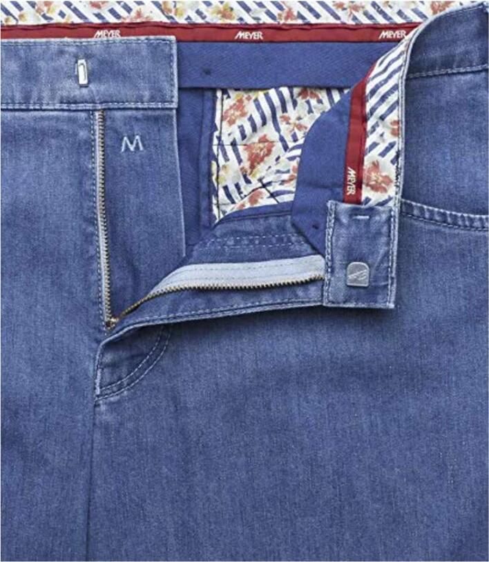 Meyer Blauwe Jeans voor Perfecte Pasvorm Blue Heren