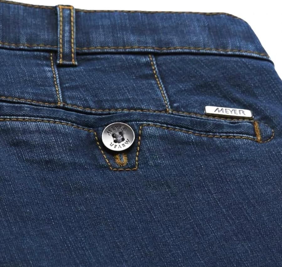 Meyer Blauwe Steen Regular Fit Jeans Blue Heren - Foto 9