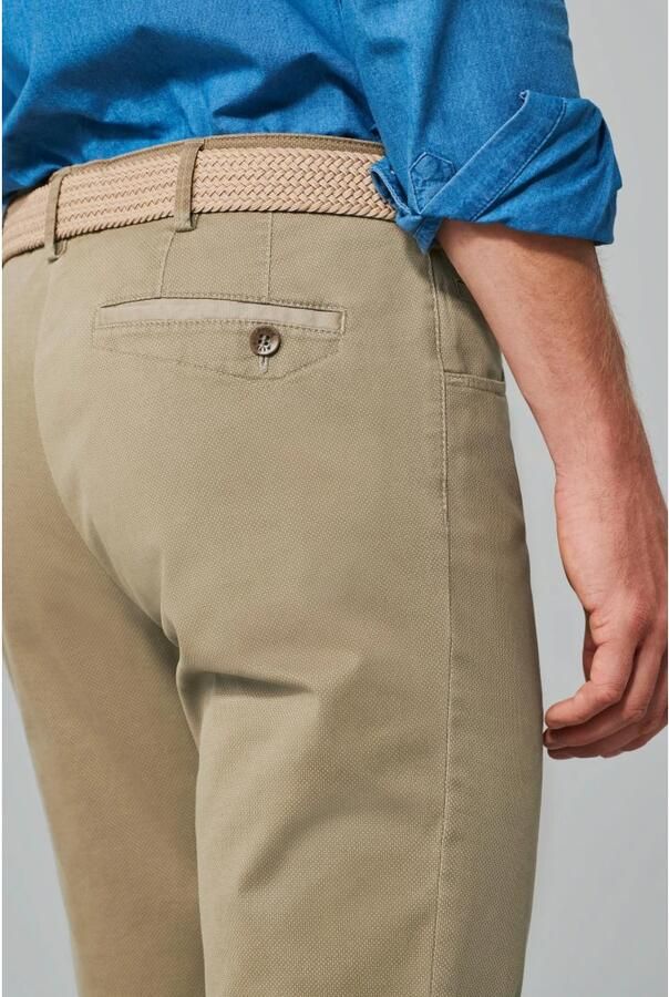 Meyer Beige Broek met Regular Fit en Hoogwaardige Afwerking Beige Heren - Foto 10