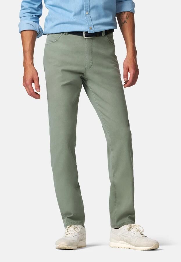 Meyer Chino Broek Dublin Stijl Green Heren - Foto 6