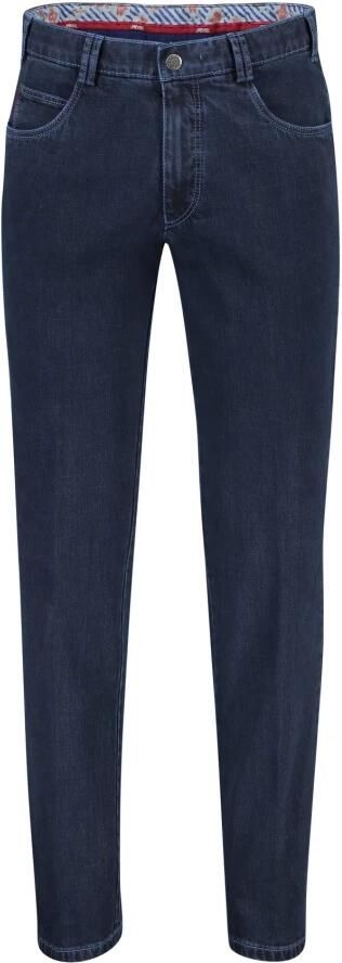 Meyer Donkerblauwe Denim 5-Pocket Jeans Blue Heren - Foto 11