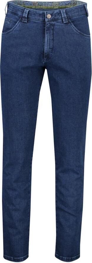 Meyer Slim Fit Donkerblauwe Denim Jeans Blue Heren - Foto 6