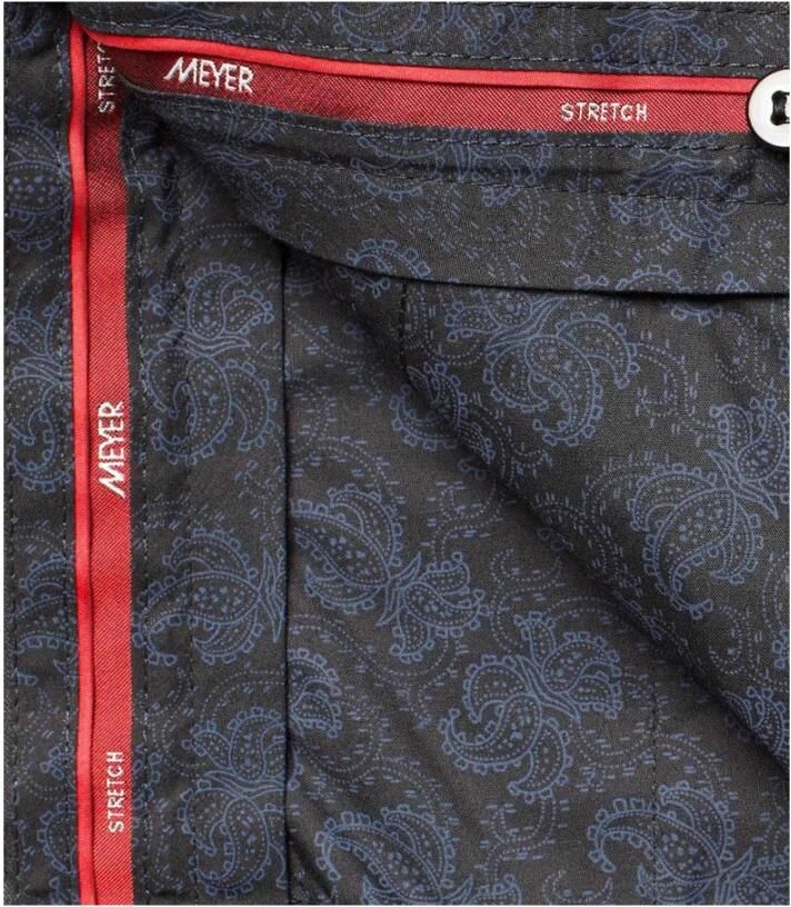 Meyer Pantalon Roma Wolmix Antraciet Grijs Heren - Foto 2