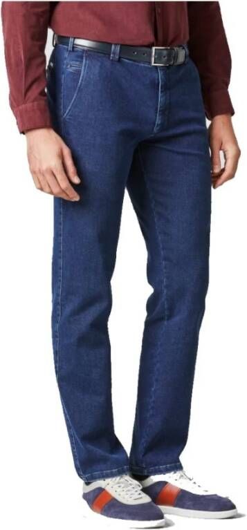 Meyer Slim-fit jeans Blauw Heren