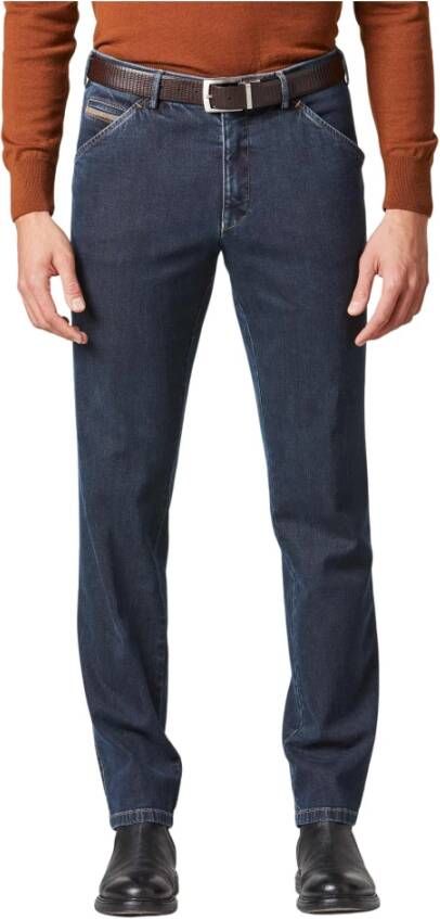 Meyer broek Chicago jeans donkerblauw