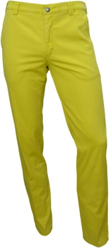 Meyer trousers Yellow Heren