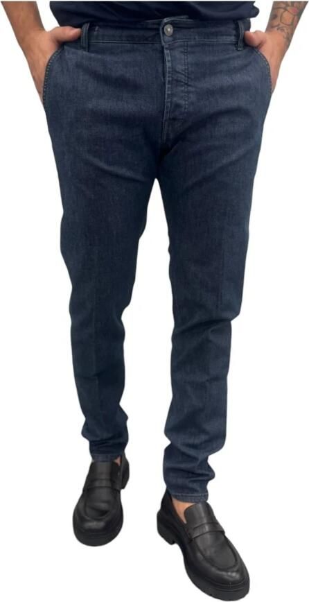 Michael Coal Stretch Denim Skinny Jeans Blue Heren