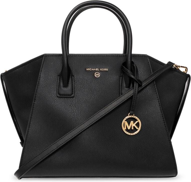MICHAEL Kors Tote bag van runderleer met labelhanger model 'AVRIL' - Foto 2
