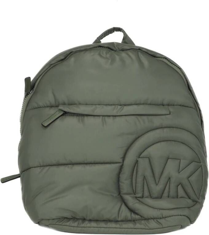 Michael Kors Rae Medium Quilted Nylon Fabric Backpack Bookbag (Army Green) One Groen Dames