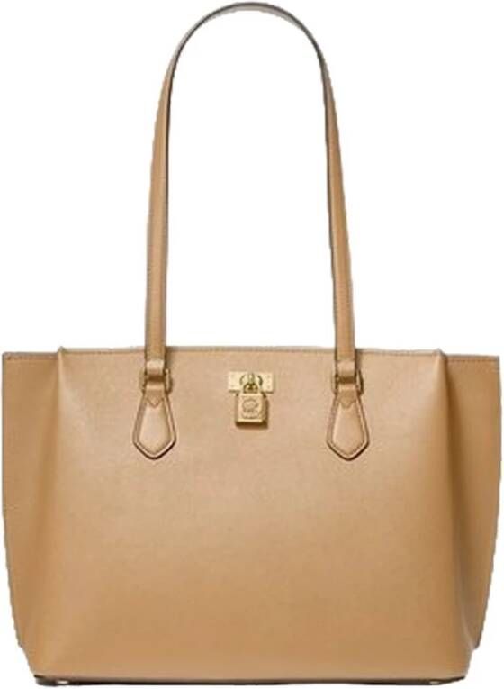 Michael Kors Totes Ruby Large Top-Zip Tote in taupe