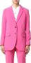 Michael Kors Klassieke Blazer met Reverskraag Pink Dames - Thumbnail 1