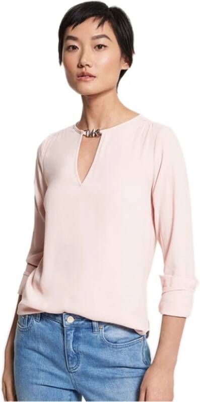 Michael Kors Stijlvolle Sweatshirt Pink Dames