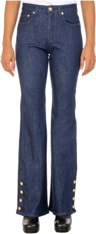 Michael Kors Uitlopende broek Blauw Dames