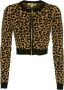 Michael Kors Cheetah Zip Sweater Jas Bruin Dames - Thumbnail 1
