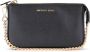 Michael Kors Zwarte leren handtas Gouden details Black Dames - Thumbnail 1