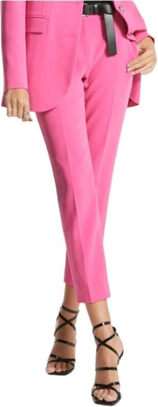 Michael Kors Slim-fit Trousers Pink Dames