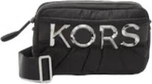 Michael Kors Hobo bags Leonie Logo Plaque Crossbody Bag in zwart