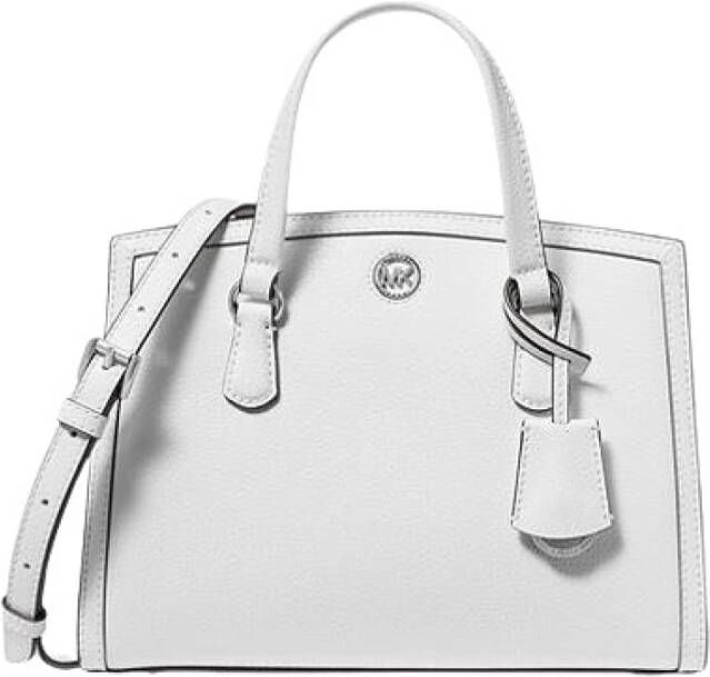 Michael Kors Wit leer kleine chantale handtas Wit Dames