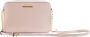 Michael Kors Saffiano Lederen Crossbody Tas Poeder Blush Pink Dames - Thumbnail 2