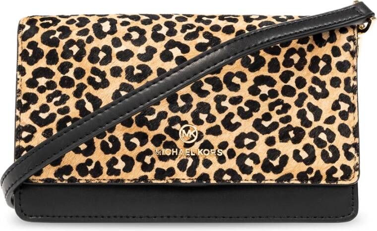 Michael Kors De Jet Set vastgebonden portemonnee Zwart Dames