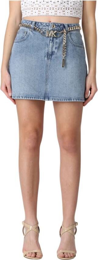 Michael Kors Denim Skirts Blauw Dames