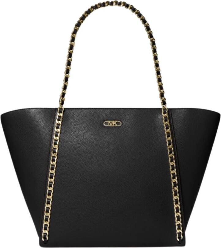 Michael Kors Totes & shoppers Westley Large Top-Zip Chain Tote in zwart