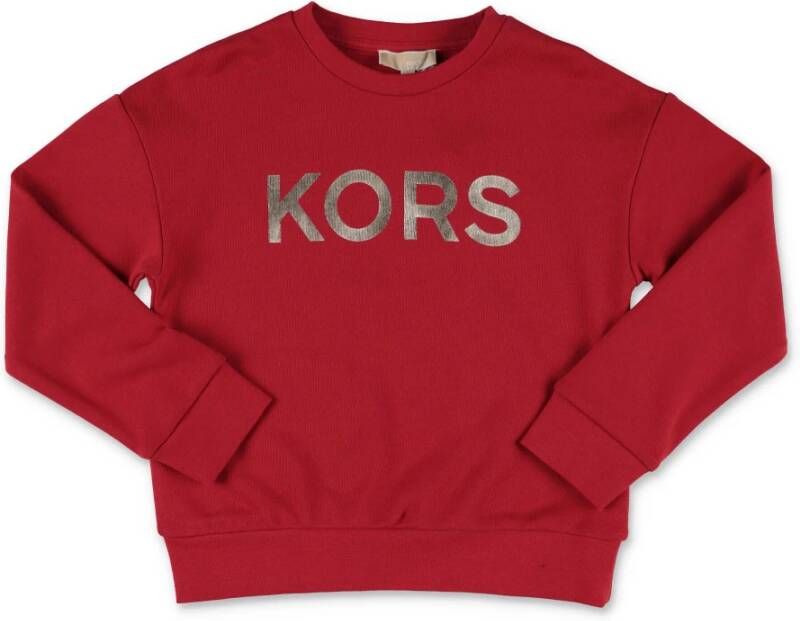 Michael Kors felpa rossa in cotone|Red cotton sweatshirt Rood Unisex