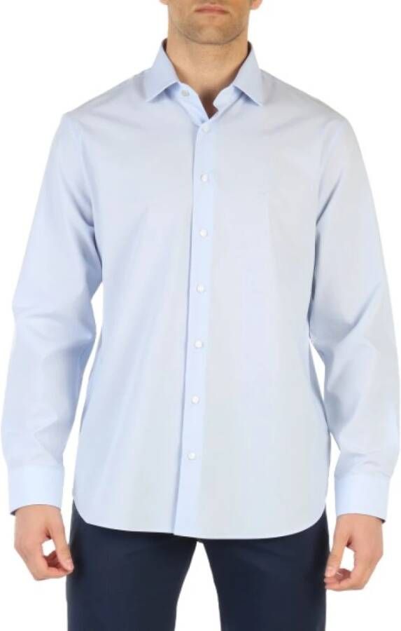 Michael Kors Formal Shirts Blauw Heren