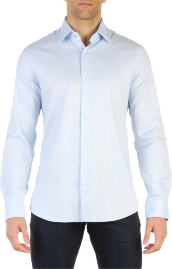 Michael Kors Formal Shirts Blauw Heren
