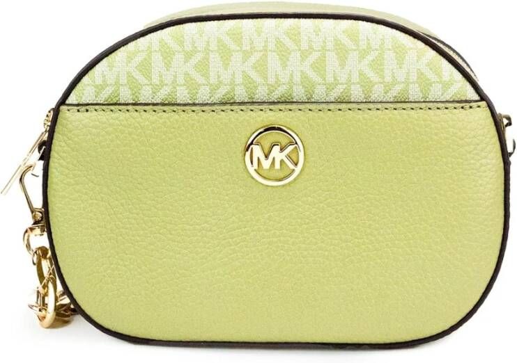 Michael Kors Glam Crossbody Tas met Verstelbare Band Yellow Dames