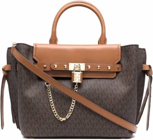 Michael Kors Hamilton Legacy shoulder bag Bruin Dames