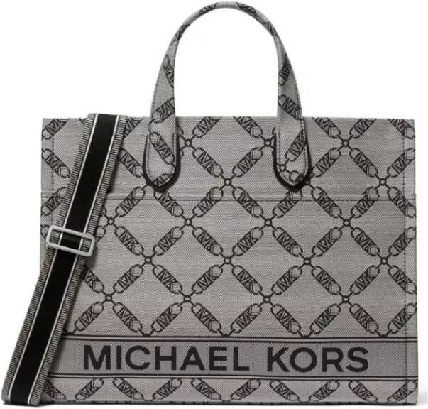 MICHAEL Kors Boodschappentas 30S3S3GT3J-LGGRABTOTE-NATUR BLACK - Foto 4