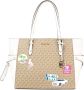Michael Kors Gilly Large Travel Miami Print Tote Beige Dames - Thumbnail 1