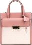 Michael Kors Cece Small Pink PVC Flap Tote Multicolor Dames - Thumbnail 1