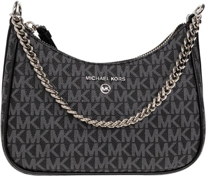 Michael Kors Pochettes Jet Set Charm Small Chain Pouchette in zwart