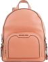 Michael Kors Jaycee Medium Sherbert Rugleer leren rugzak met ritsvak Orange Dames - Thumbnail 1